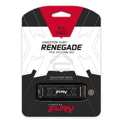 Накопитель SSD Kingston Fury Renegade, 1Tb, PCIe 4.0 x4, M.2 2280, NVMe, R/W 7300/6000, с радиатором