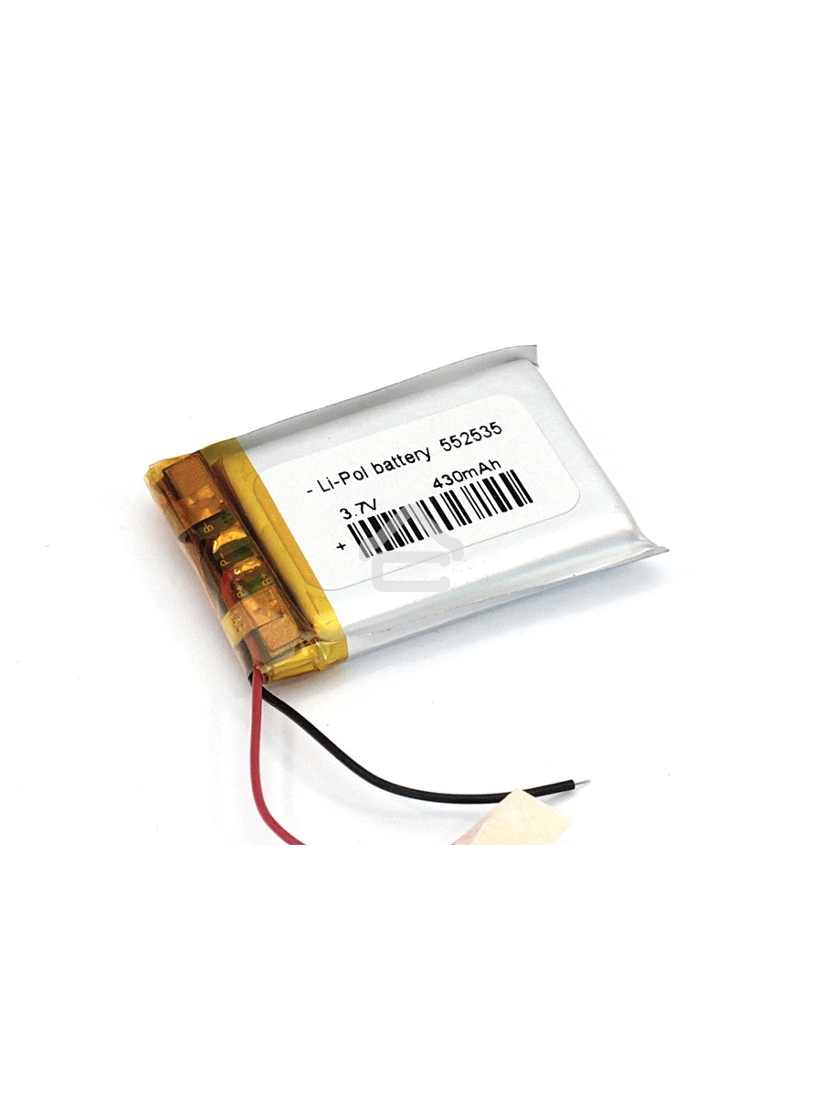 Аккумулятор Li-Pol (батарея) 5.5*25*35мм 2pin 3.7V/430mAh