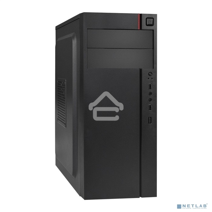 Компьютерный корпус Miditower ExeGate AA-440-AA400 (ATX, AA400 8 см, 2*USB, аудио)