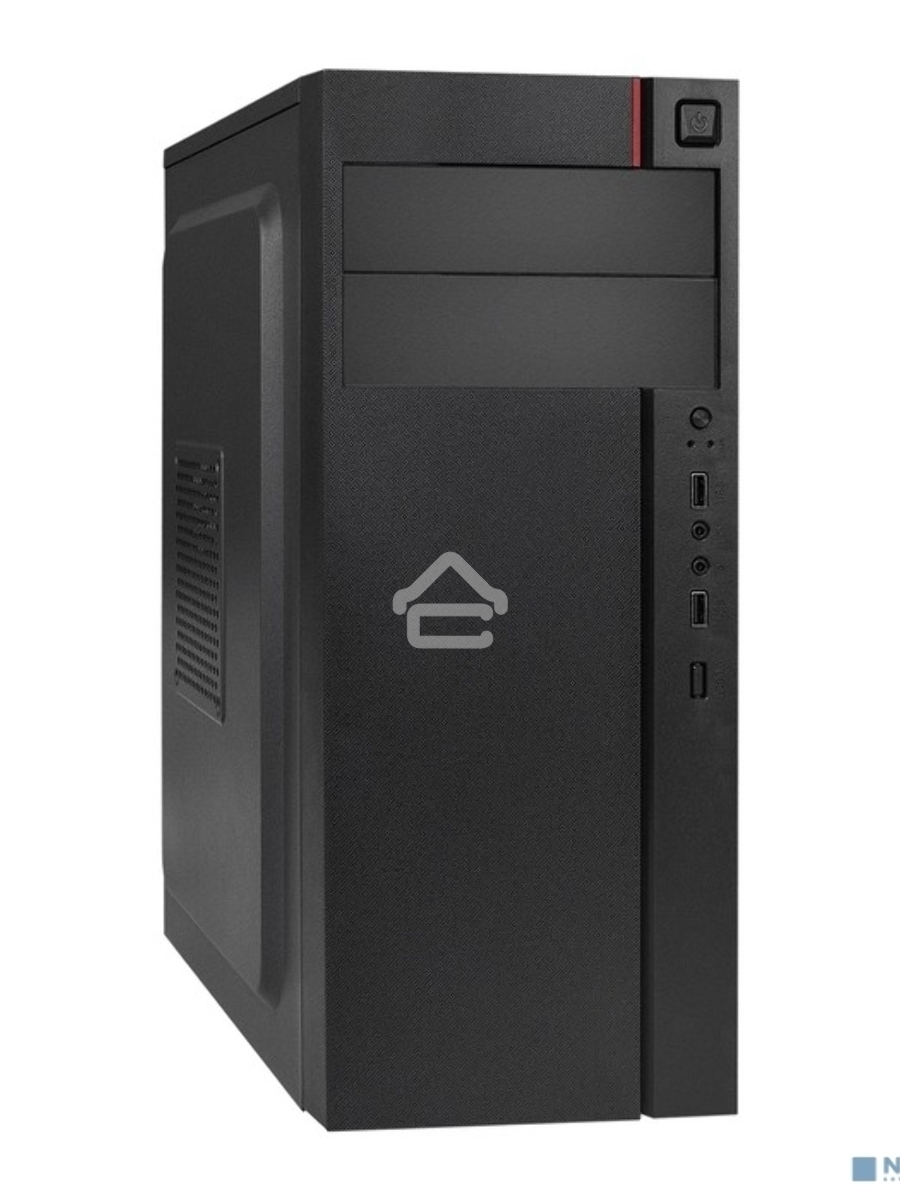 Компьютерный корпус Miditower ExeGate AA-440-AA400 (ATX, AA400 8 см, 2*USB, аудио)