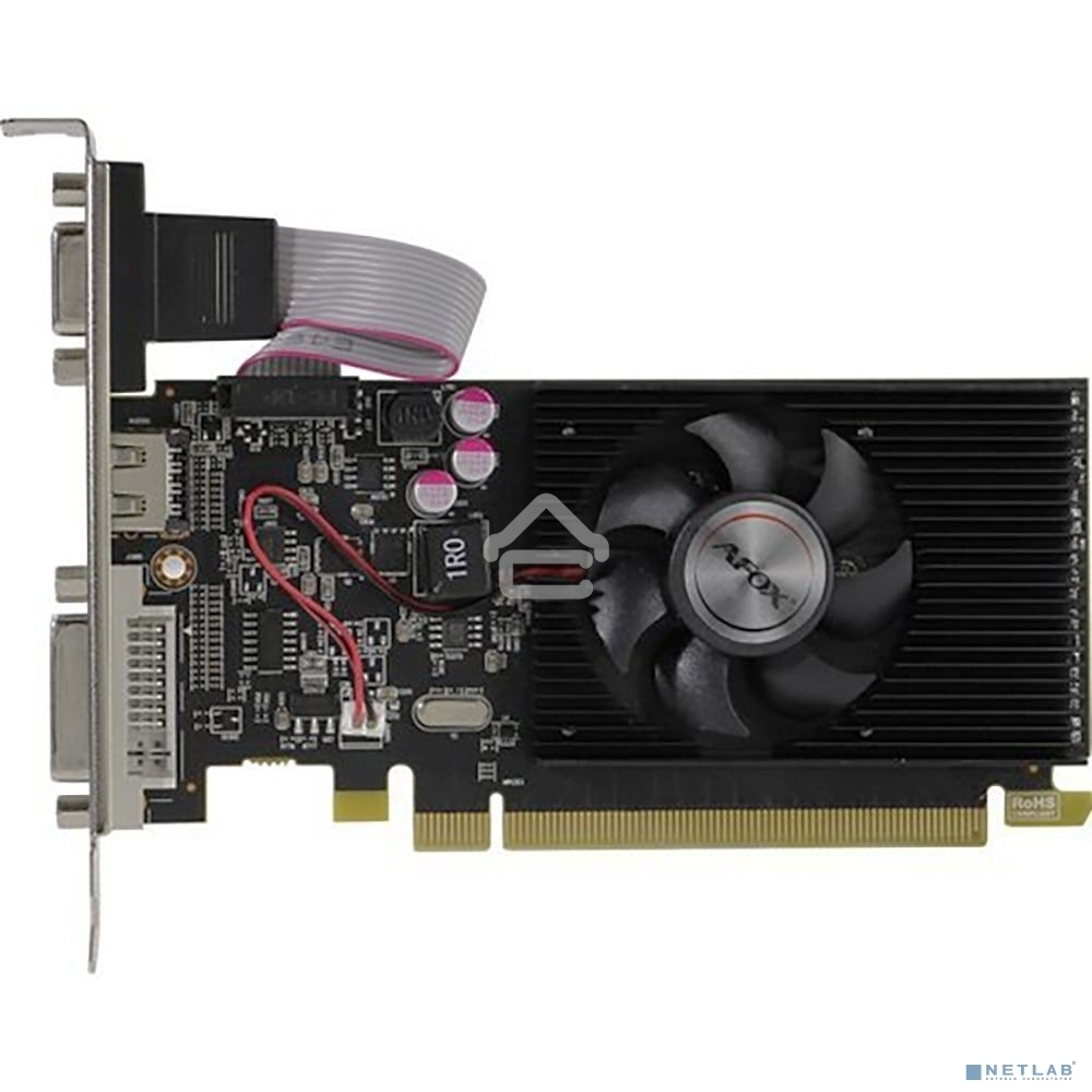 Видеокарта AFOX Radeon R5 220 2GB DDR3 64Bit DVI HDMI VGA LP Single Fan PCI-E 16x AFR5220-2048D3L5