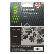 Заправочный набор Cactus CS-RK-PG445 черный для Canon Pixma MG2440/MG2540 (2x30ml)