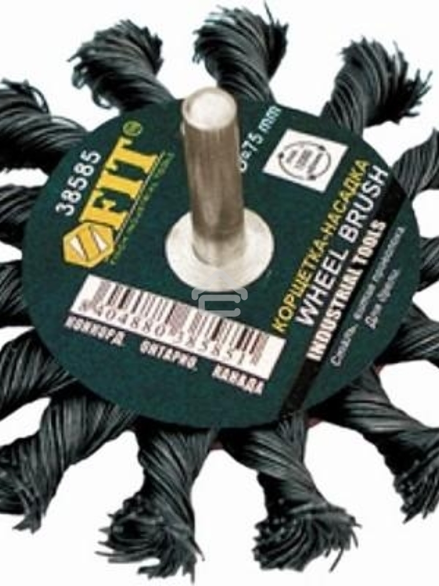 Кордщетка FIT 38585колесо 75мм витая