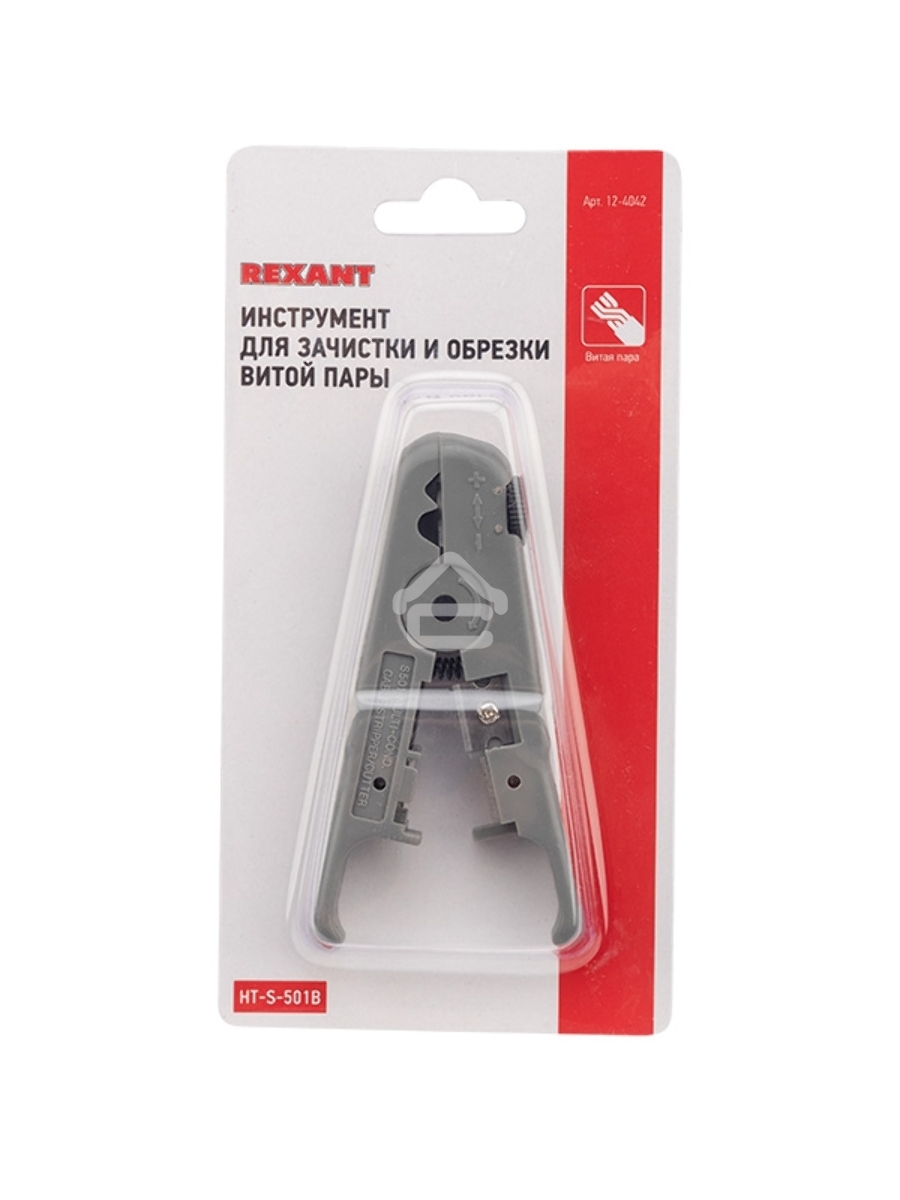 Инструмент для зачистки и обрезки витой пары (ht-S-501B) 12-4042 Rexant