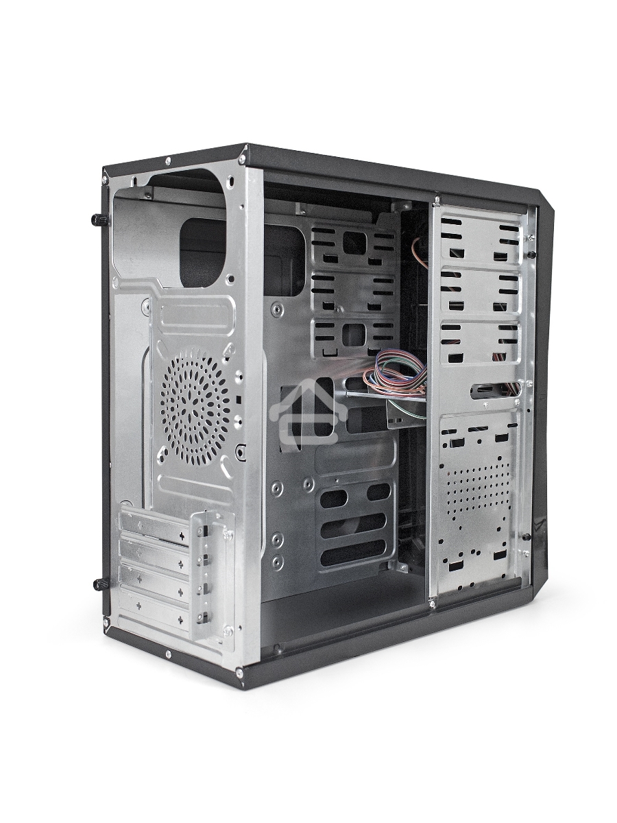 Компьютерный корпус Exegate EX284021RUS Minitower BA-201 Black, mATX, <AA500, 80mm>, 2*USB, Audio