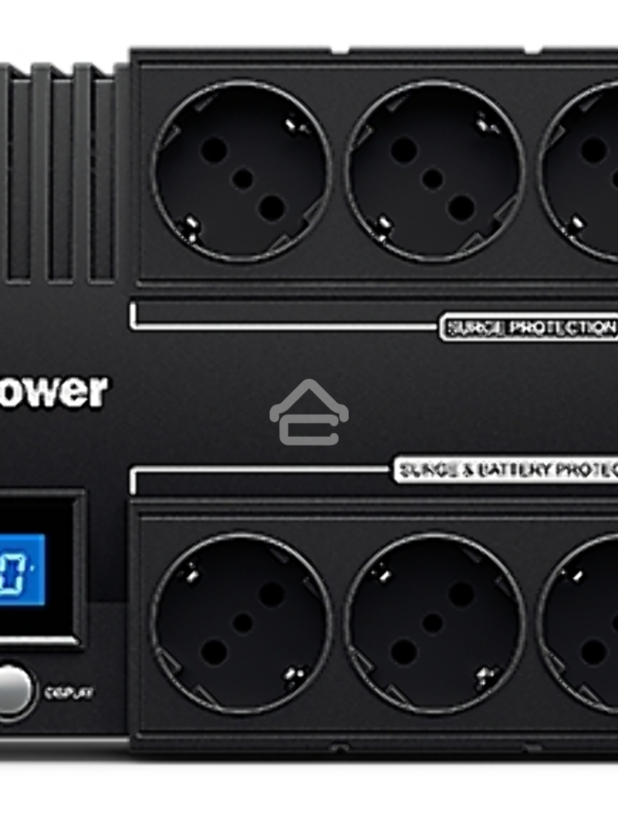 Источник бесперебойного питания CyberPower BR1200ELCD 1200VA/720W USB/RJ11/45 (4+4 EURO)