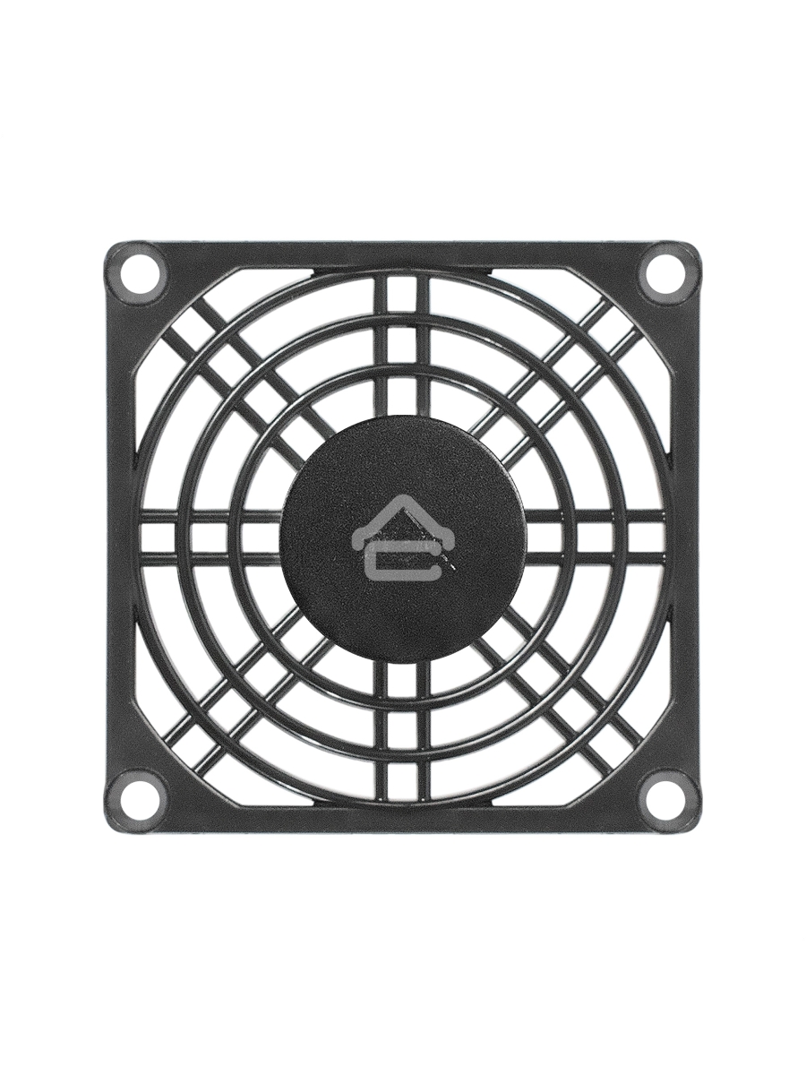 Решетка для вентилятора 70x70 ExeGate EG-070PSB (70x70 мм, пластиковая, квадратная, черная)