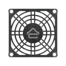 Решетка для вентилятора 70x70 ExeGate EG-070PSB (70x70 мм, пластиковая, квадратная, черная)
