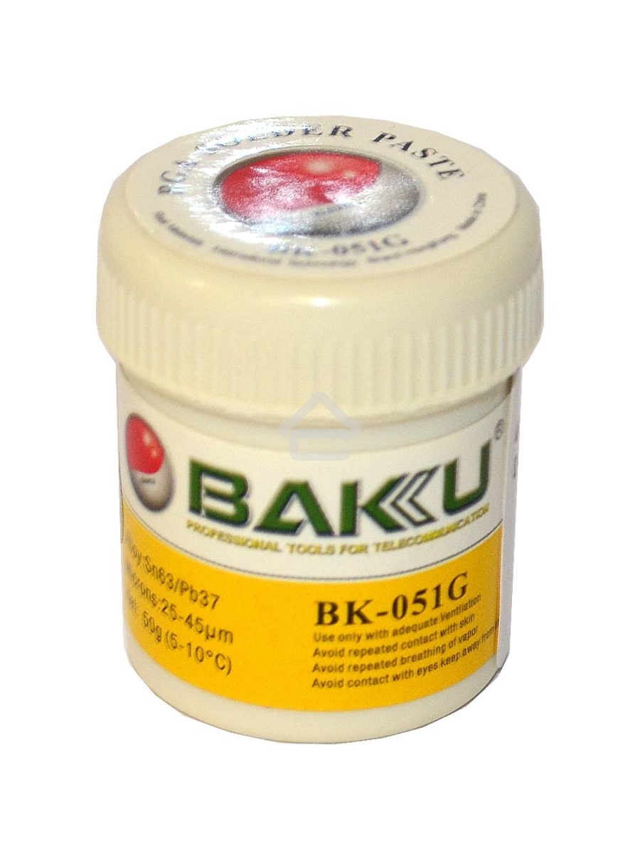 Паста паяльная BAKU BK-051G, 50 гр., банка