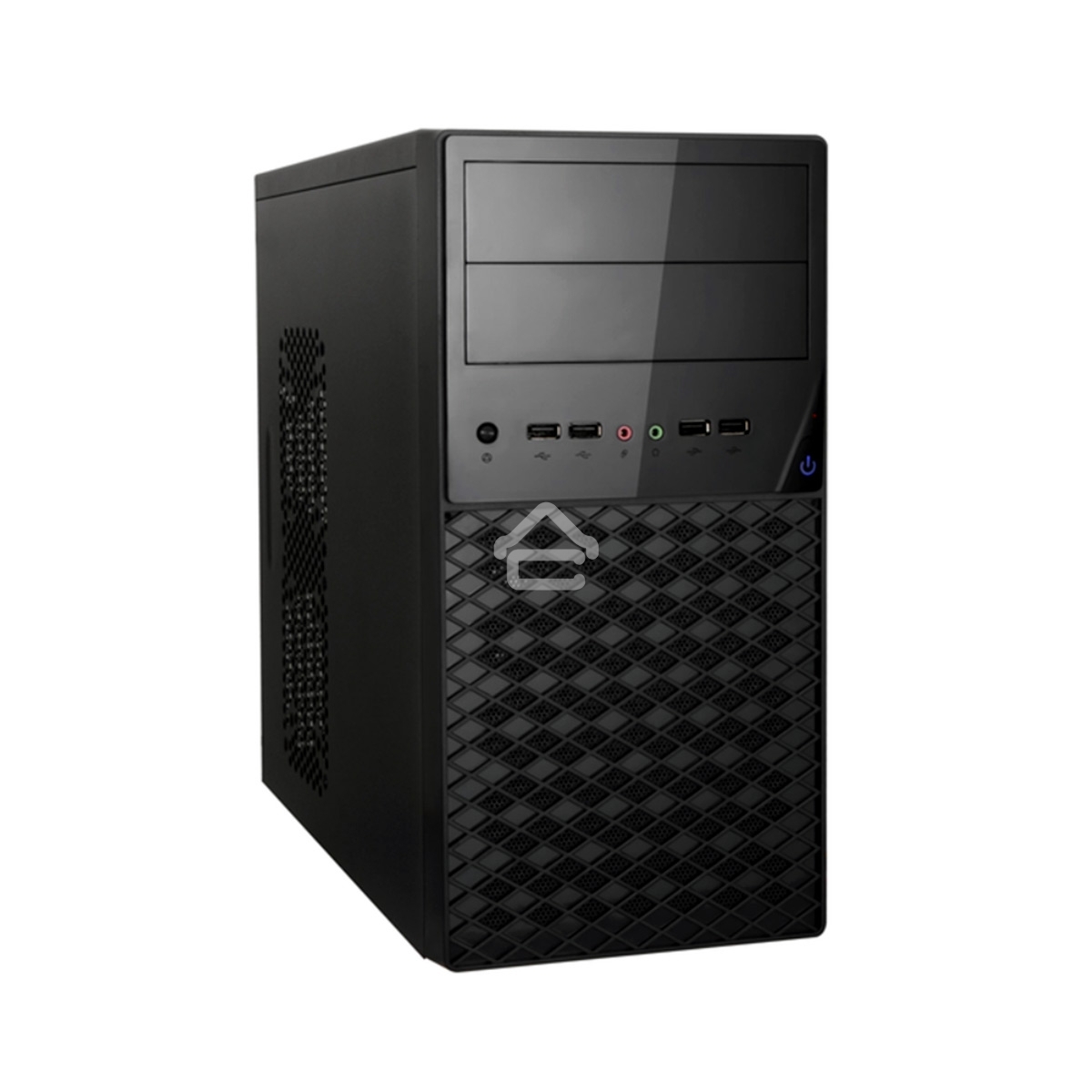 Компьютерный корпус Exegate EX284030RUS Minitower BA-203U Black, mATX, <AA400, 80mm>, 2*USB+1*USB3.0, Audio