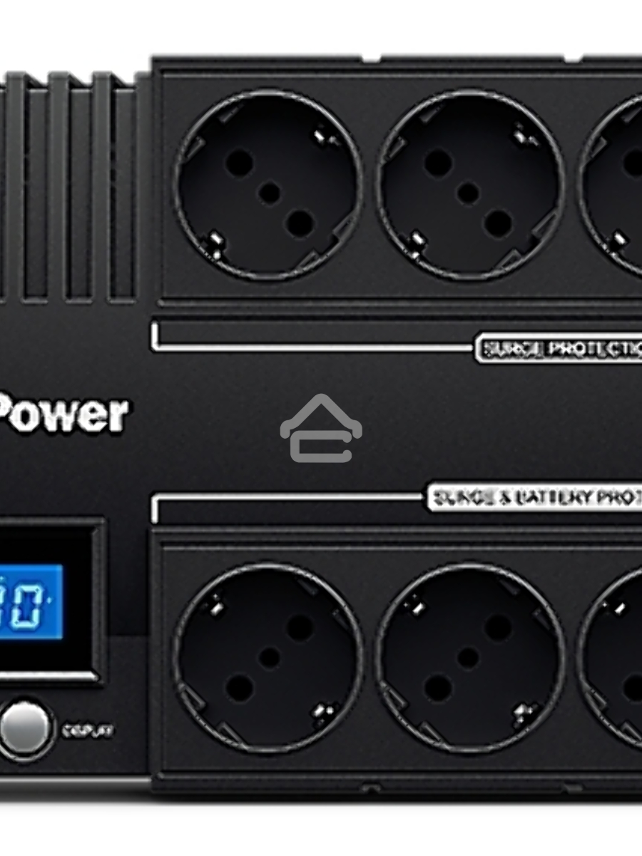 Источник бесперебойного питания CyberPower BR700ELCD 700VA/420W USB/RJ11/45 (4+4 EURO)