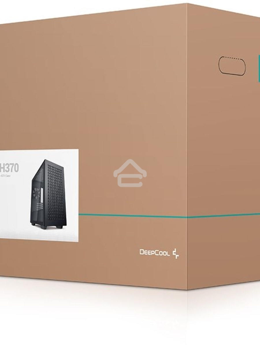 Компьютерный корпус Deepcool CH370 черный без БП mATX 1x120mm 1xUSB2.0 1xUSB3.0 audio bott PSU