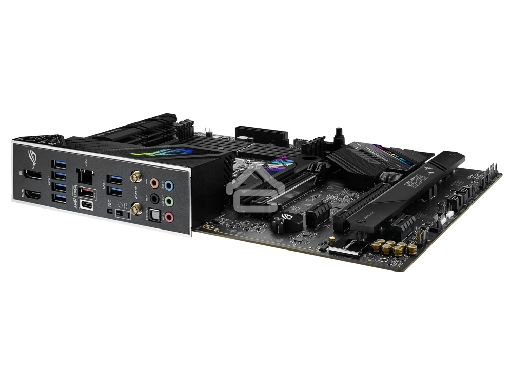 Материнская плата ASUS ROG STRIX B760-F GAMING WIFI, LGA 1700, Intel B760, 4xDDR5, 4xSATA, 3xM.2, 1xPCI-E 5.0 x16, 1xPCI-E 3.0 x4, 1xHDMI, 1xDP, 1x 2.5Gb LAN, 1xUSB-A 3.2 Gen 2, 6xUSB-A 3.2 Gen 1, 1xUSB-C 3.2 Gen 2x2, 5x3.5 мм, 7.1, Standard-ATX