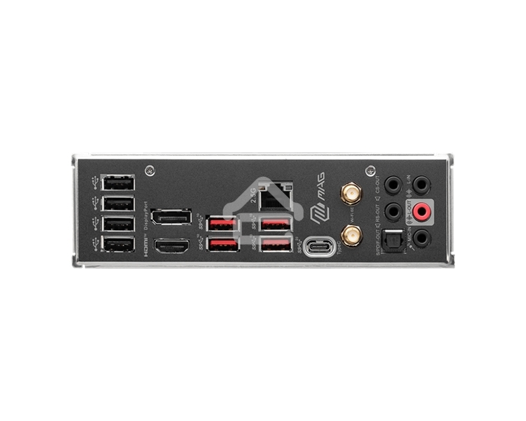 Материнская плата MSI MAG B760 TOMAHAWK WIFI, LGA 1700, Intel B760, 4xDDR5, 4xSATA, 3xM.2, 1xPCI-E 3.0 x4, 1xPCI-E 5.0 x16, 1xHDMI, 1xDP, 1xUSB Type-C, 1x2.5Gb LAN, 4xUSB-A 2.0, 4xUSB-A 3.2 Gen 2, 5x3.5 мм, 7.1, Standard-ATX
