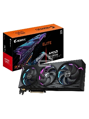 Видеокарта Gigabyte PCI-E GV-R9070XT AORUS E-16GD 1.0 AMD Radeon RX 9070XT 16Gb 256bit GDDR6 2175/20000 HDMIx2 DPx2 HDCP Ret
