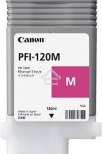 Картридж струйный Canon PFI-120 M 2887C001 пурпурный (130 мл) для Canon imagePROGRAF TM-200/205