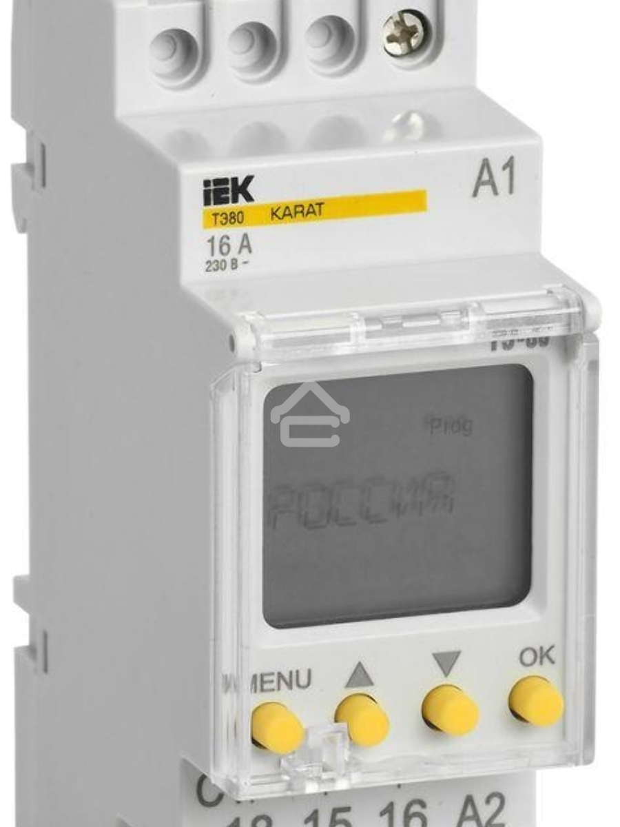 Таймер цифровой ТЭ80 16А 230В на DIN-рейку KARAT IEK MTA10-16-080