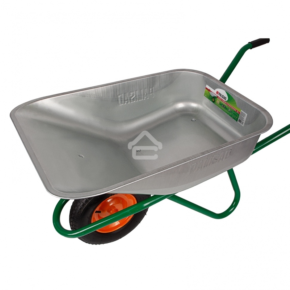 Тачка садово-строительная Palisad усиленная, грузоподъемность 200 кг, объем 90 л