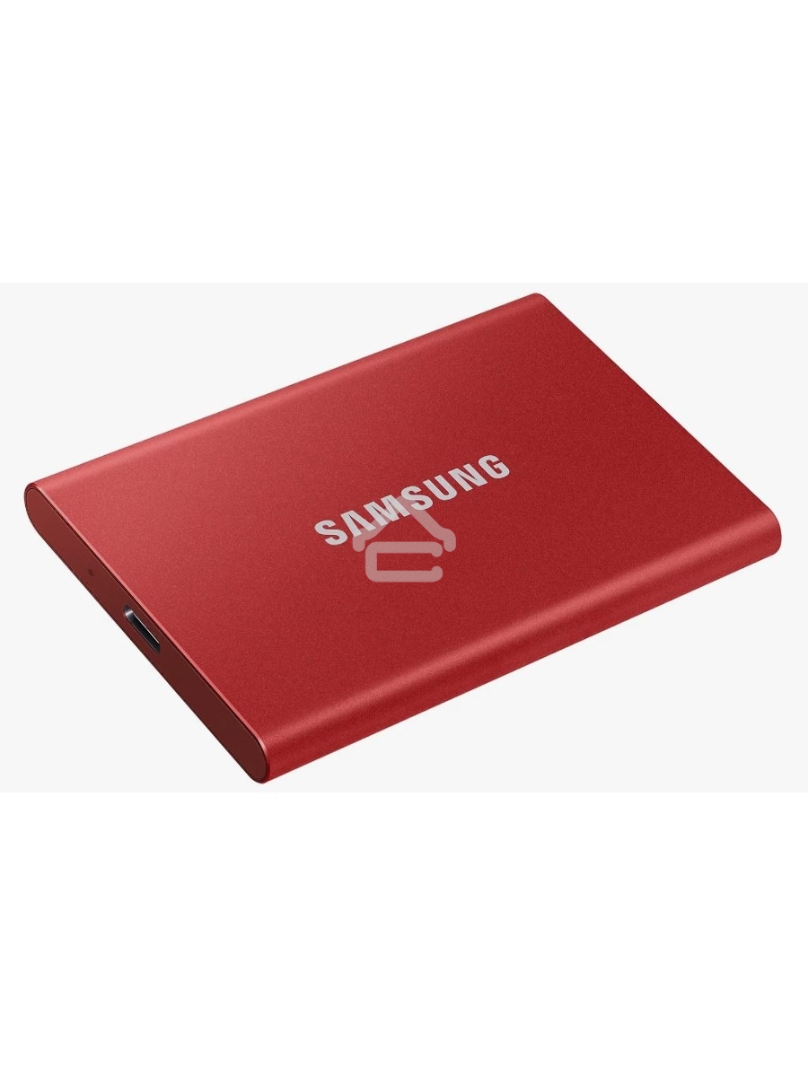 Твердотельный накопитель Samsung SSD 2TB T7, USB Type-C, R/W 1000/1050MB/s, красный
