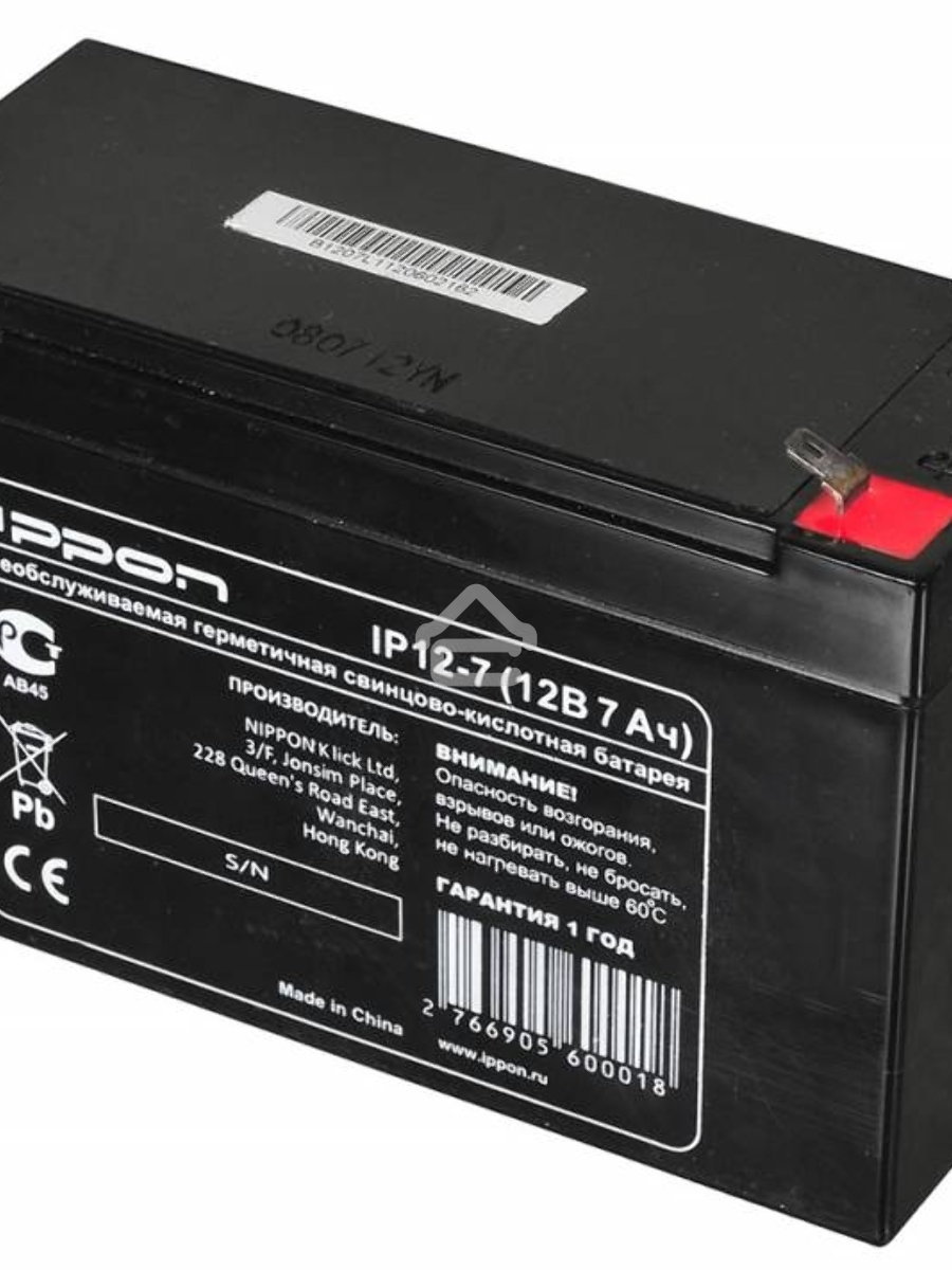 Батарея для ИБП Ippon IP12-7 12В 7Ач