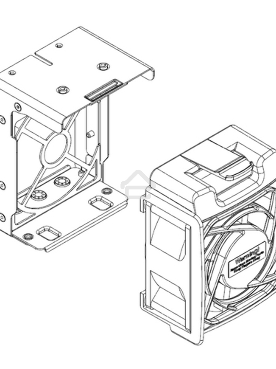 Набор охлаждения Supermicro SC747B X10 Passive GPU Kit