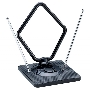 Антенна комнатная DVB-T2 и ДМВ+МВ активная Сигнал SAI-975 усы 1м кабель 3м, с регулятором