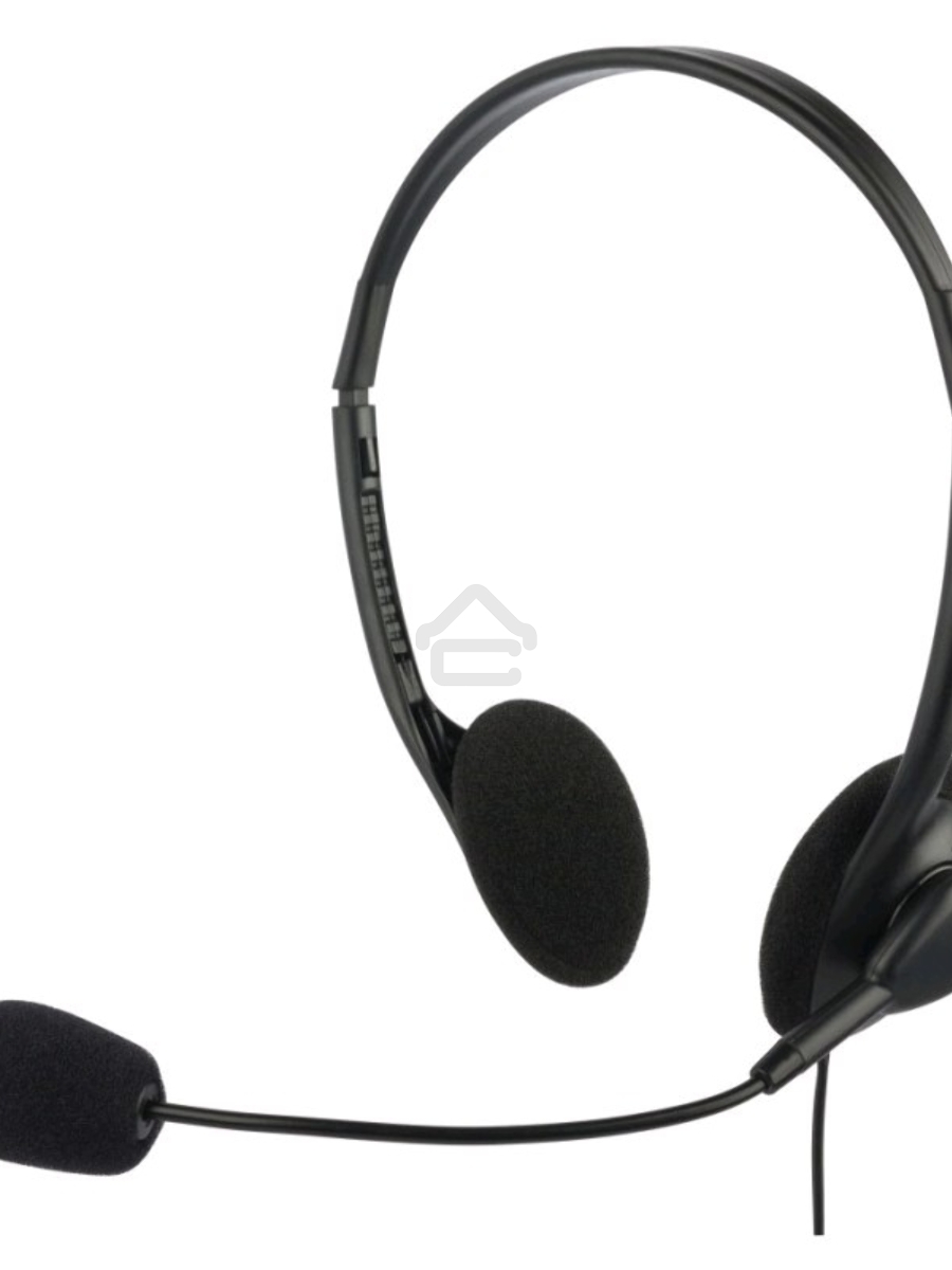 Гарнитура Oklick HS-M143VB черный 1.8м накладные оголовье