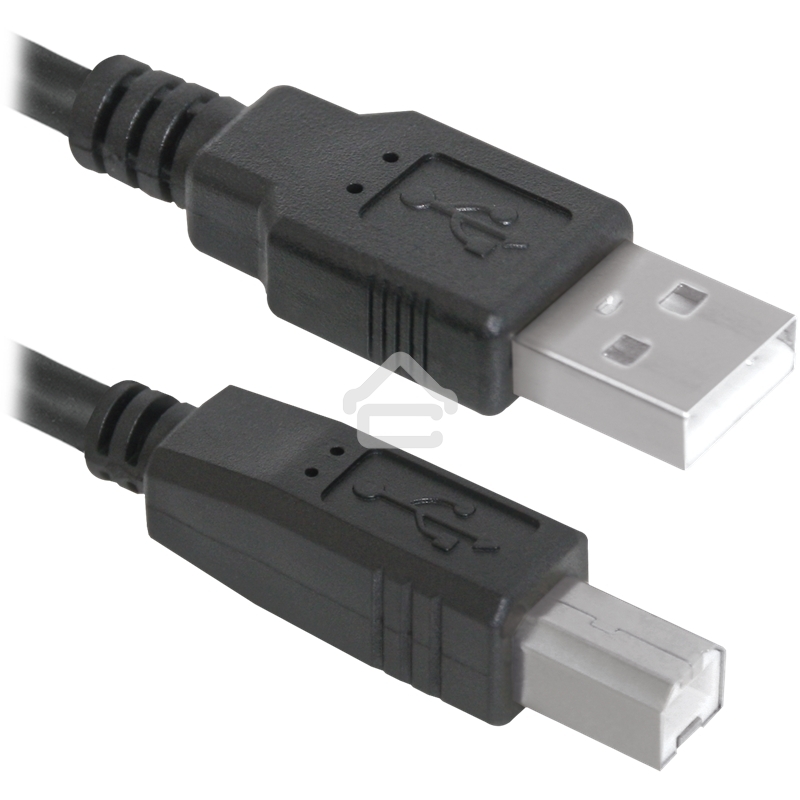 Кабель Defender USB04-06p.bagКабель USB 2.0 для соед. 1.8м AM/BM, пакет