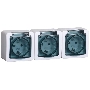 Розетка силовая  Iek ERMP32-K03-16-54-EC РСб23-3-ГПБд роз 3м с з/к о/у  IP54 (дымчатый) ГЕРМЕС PLUS