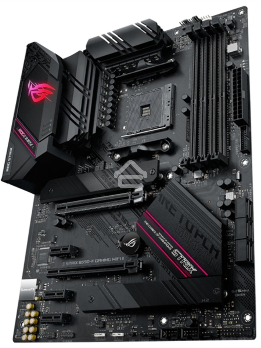 Материнская плата ASUS ROG STRIX B550-F GAMING WIFI II, AM4, AMD B550, 4xDDR4, 6xSATA, 2xM.2, 1xPCIe 3.0 x4, 1xPCIe 4.0 x16, 3xPCIe x1, 1xDP, 1xHDMI, 1x 2.5Gb LAN, 1xUSB-A 3.2 Gen 2, 2xUSB-A 3.2 Gen 1, 1xUSB-C 3.2 Gen 2, 5x3.5 мм, 7.1, ATX