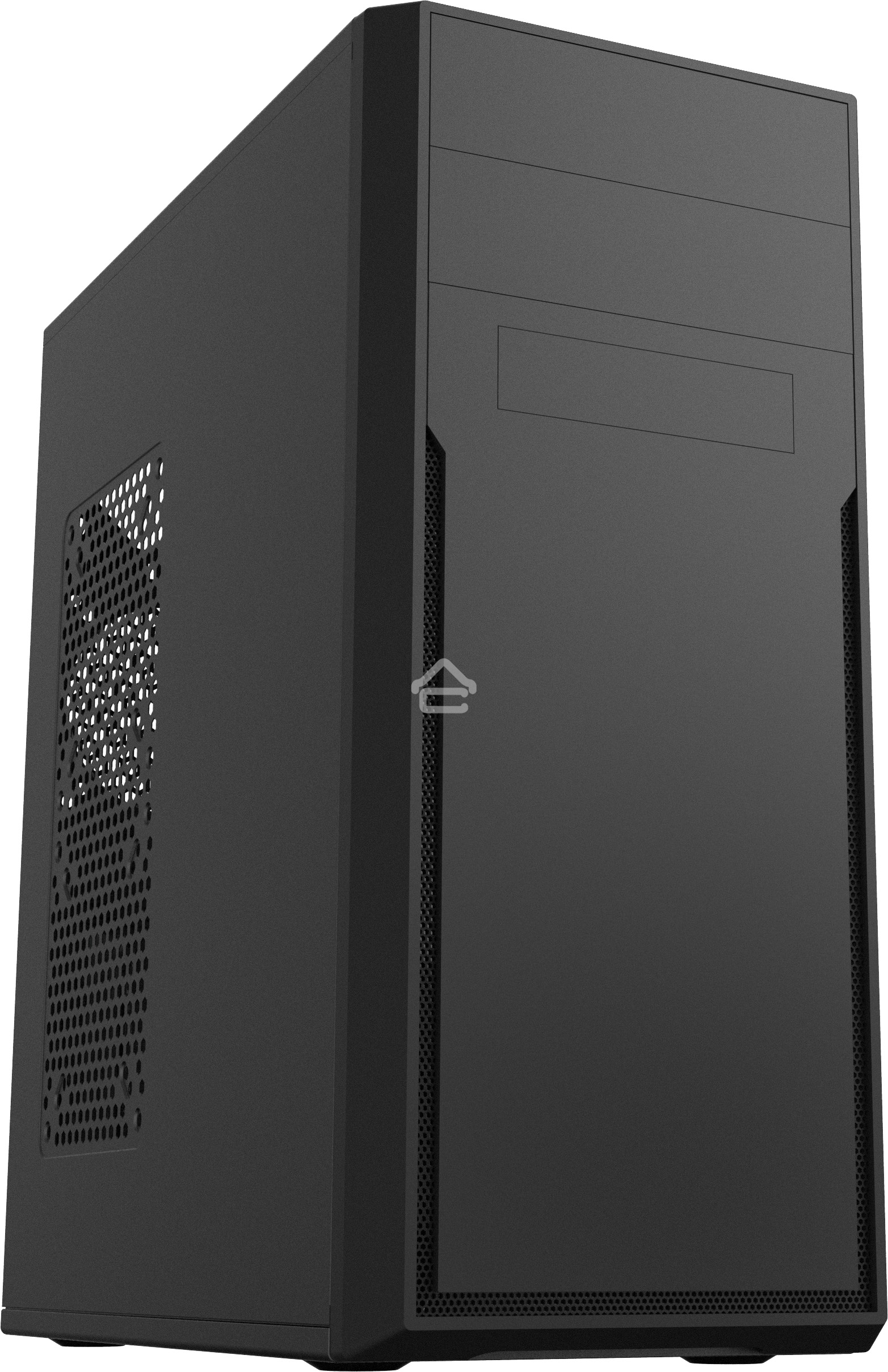 Компьютерный корпус c блоком питания 500 Ватт/Case Foxline FL-302-FZ500R ATX case, black, w/PSU 500W 12cm, w/2xUSB 2.0, w/pwr cord, w/o FAN