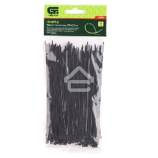 Хомуты Сибртех, 150 х 2,5 мм, пластиковые, черные, 100 шт.