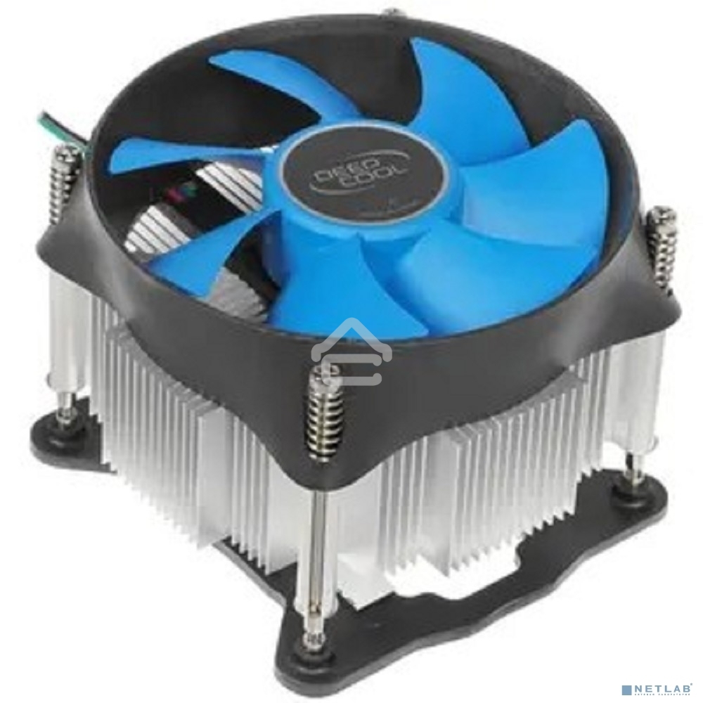 Кулер для процессора DEEPCOOL THETA 31 PWM 1700 черный/синий, 92 мм, алюминий/медь, 2400 об/мин, 30.3 дБ, 4 pin, 95 Вт, 66 мм