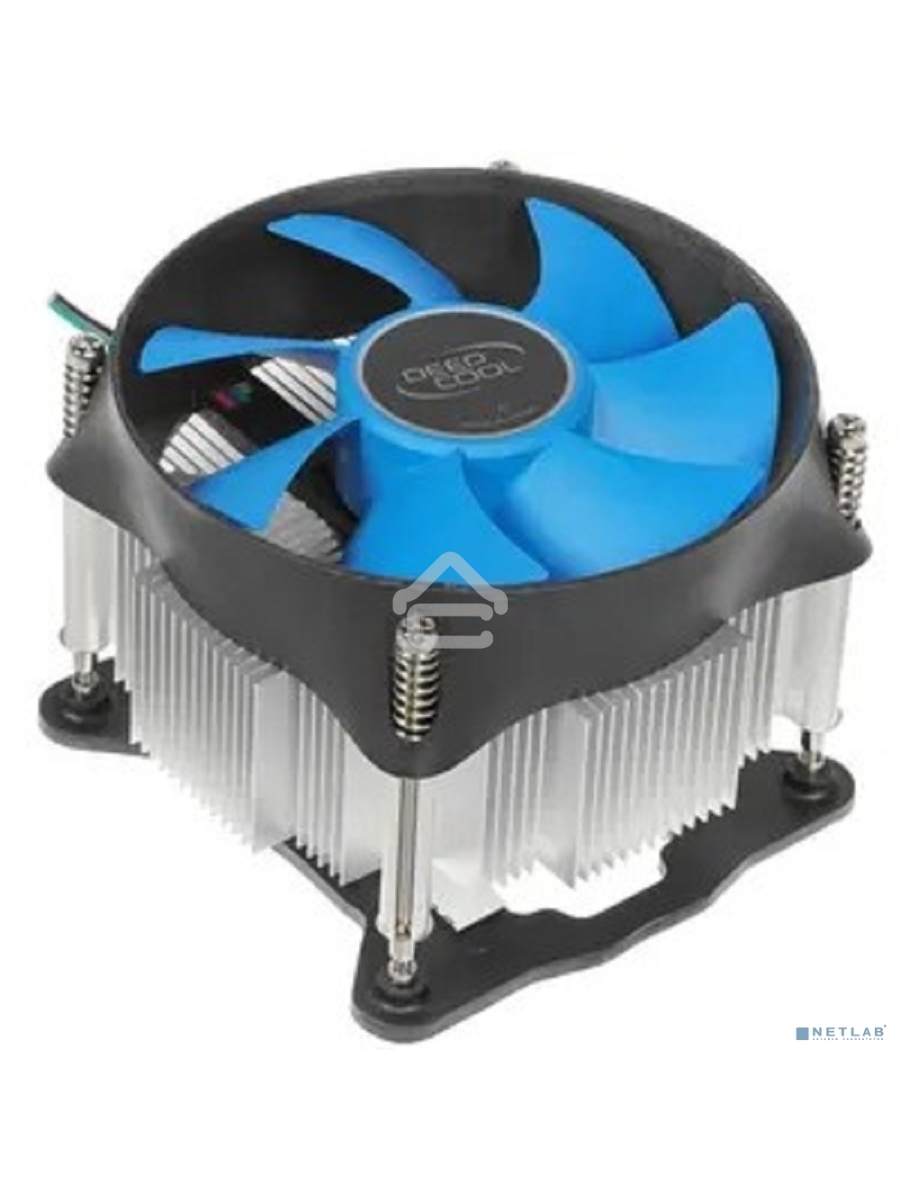 Кулер для процессора DEEPCOOL THETA 31 PWM 1700 черный/синий, 92 мм, алюминий/медь, 2400 об/мин, 30.3 дБ, 4 pin, 95 Вт, 66 мм
