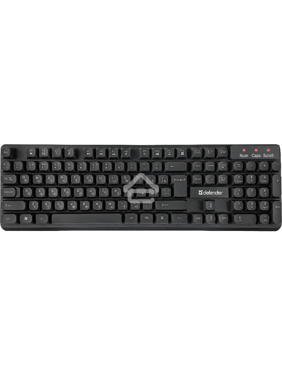 Клавиатура + мышка Defender MILAN C-992 RU BLACK