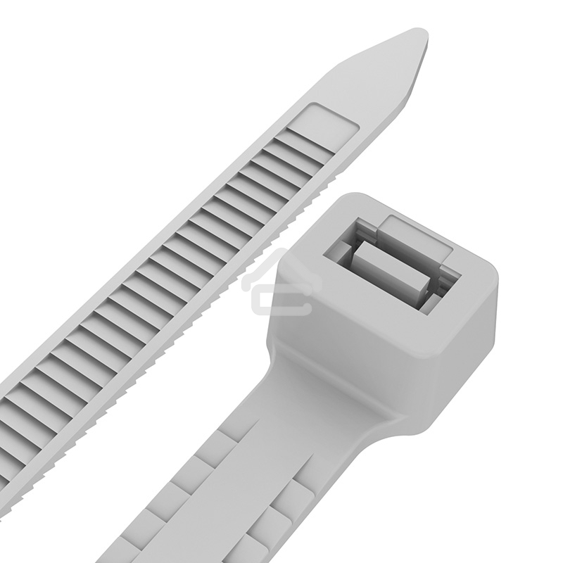 Хомут-стяжкa нейлоновая с тройным замком Rexant 200x4,8 мм, белая, упаковка 100 шт.