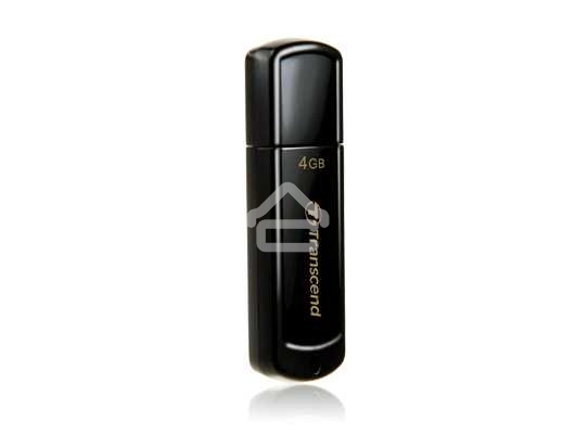 Флешка USB R/W Transcend 4GB JetFlash 350, USB 2.0, черный