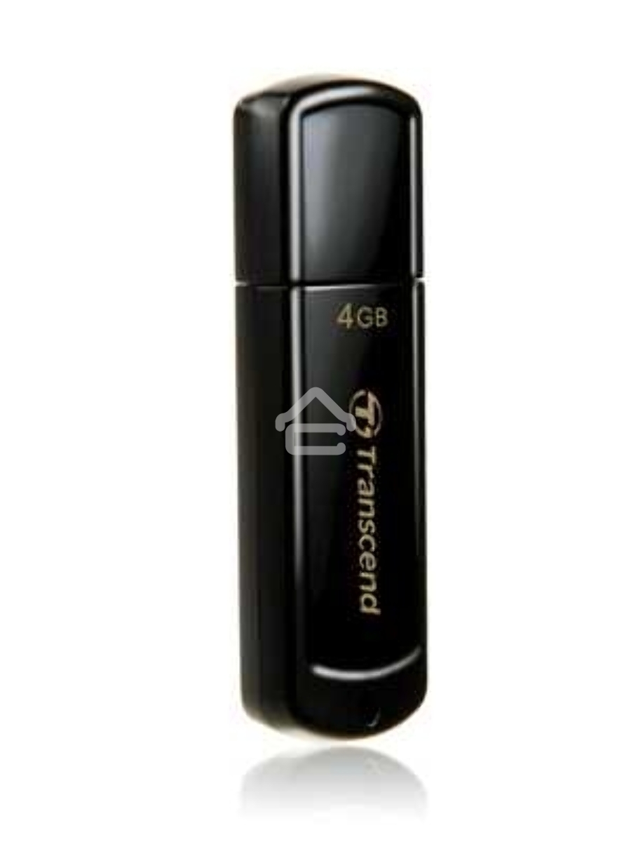 Флэш диск Transcend 4GB JetFlash 350, USB 2.0, Черный
