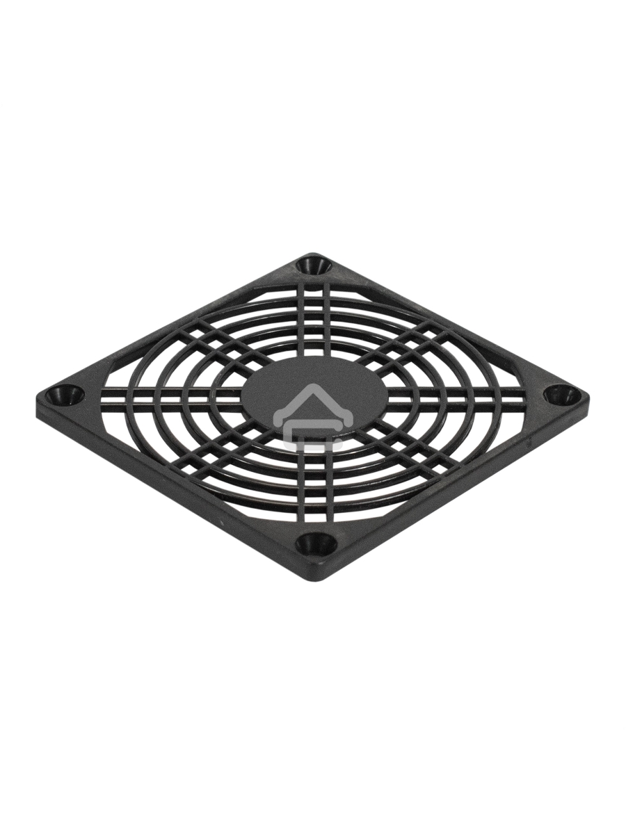 Решетка для вентилятора 80x80 ExeGate EG-080PSB (80x80 мм, пластиковая, квадратная, черная)