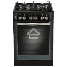 Плита газовая Gefest ПГ 6500-02 0044 черный, конфорок 4 шт, духовка 52 л, 60 см x 85 см x 60 см
