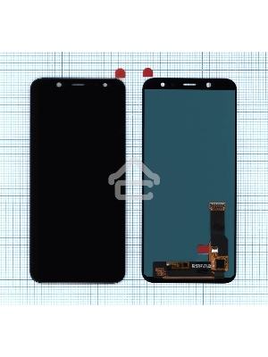 Дисплей для Samsung Galaxy A6 (2018) SM-A600F в сборе с тачскрином (OLED) черный