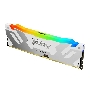 Оперативная память Kingston Fury Renegade, DDR5, 16GB (1x16GB), 7600MHz, CL38, DIMM, радиатор, RGB, белый