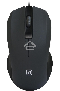 Мышь проводная Defender MM-310 черный, 1000 dpi, USB, кнопки - 3