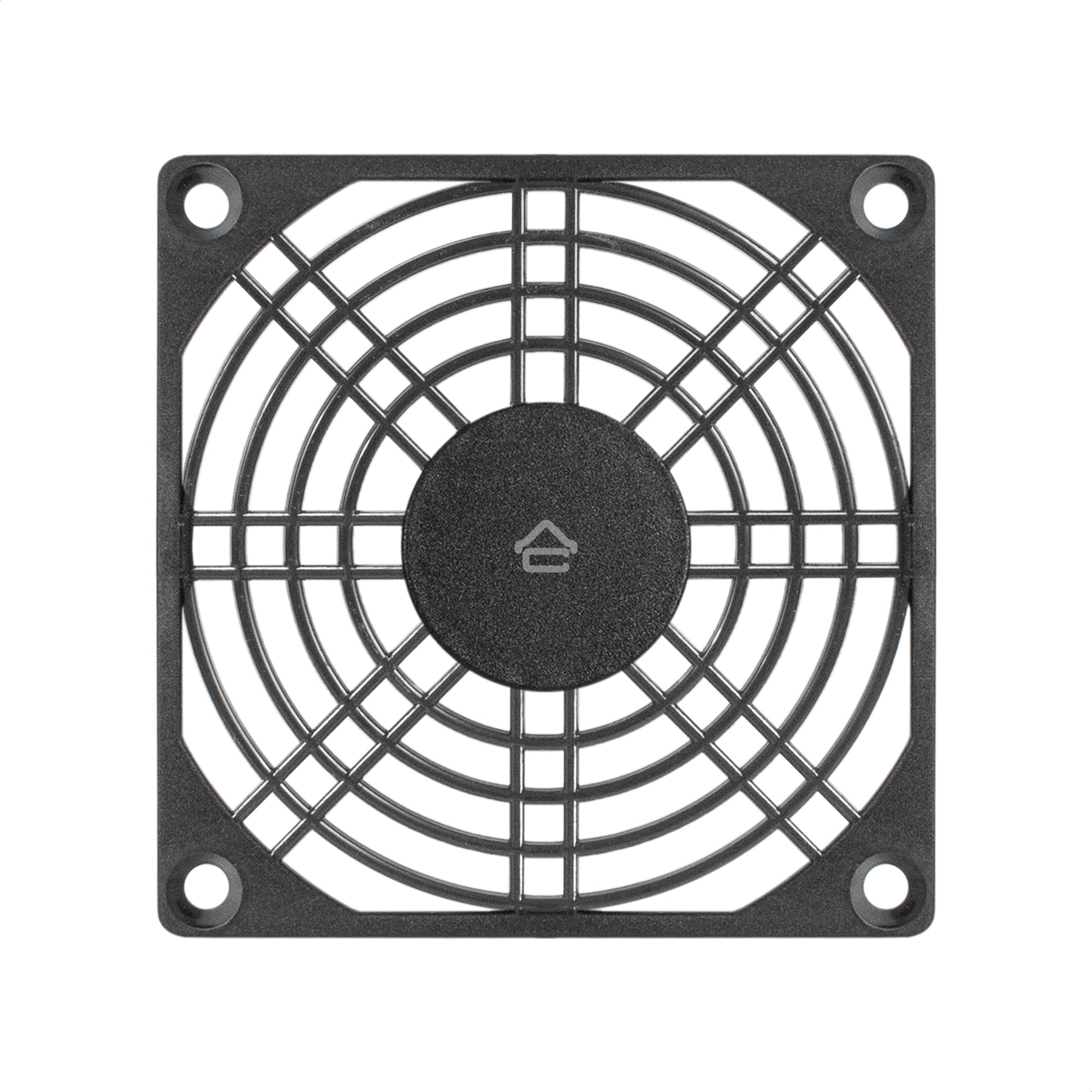 Решетка для вентилятора 80x80 ExeGate EG-080PSB (80x80 мм, пластиковая, квадратная, черная)