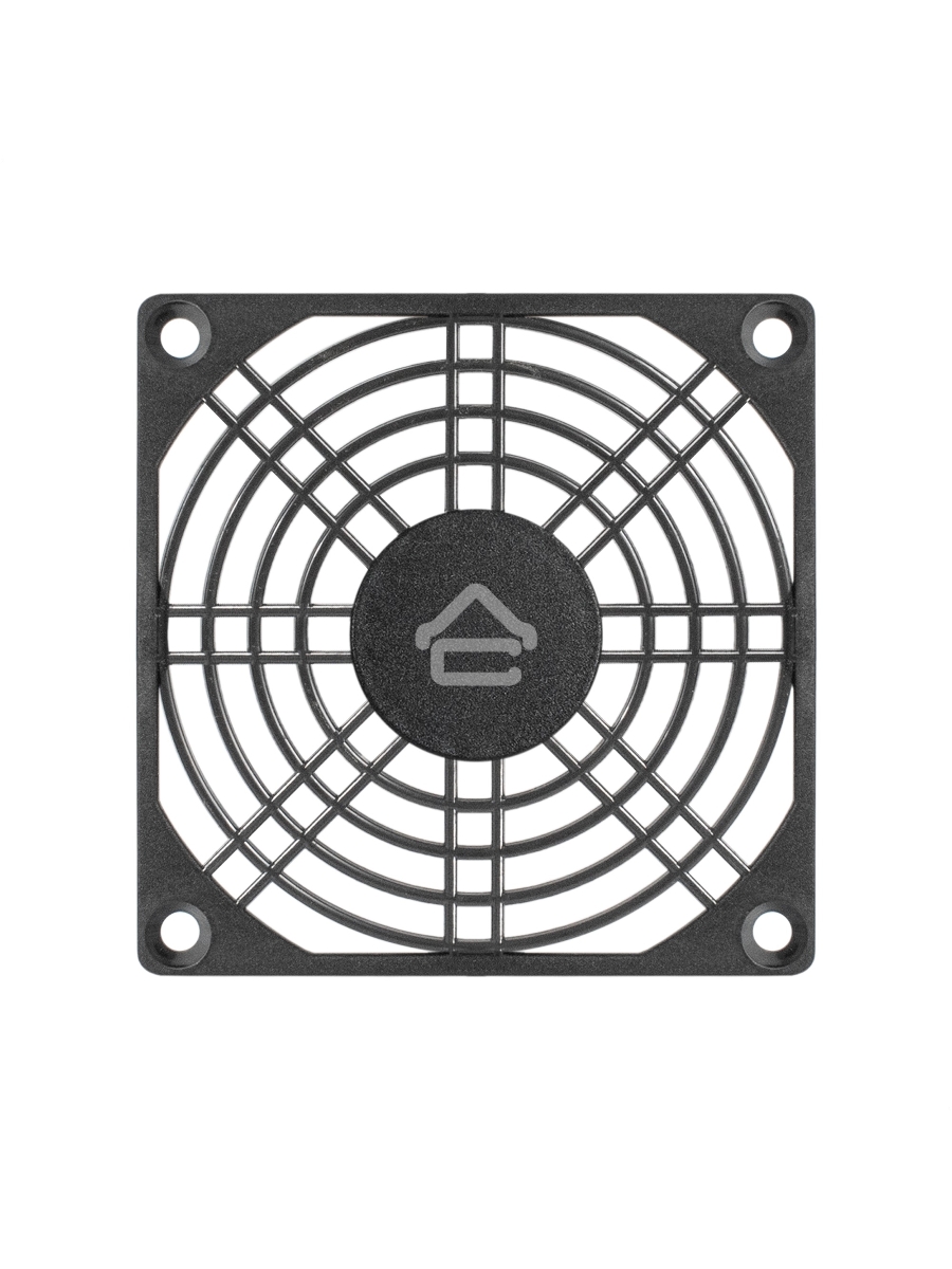 Решетка для вентилятора 80x80 ExeGate EG-080PSB (80x80 мм, пластиковая, квадратная, черная)