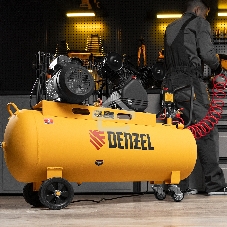Компрессор воздушный рем. привод BCV2200/100, 2,2 кВт, 100 литров, 370 л/мин Denzel