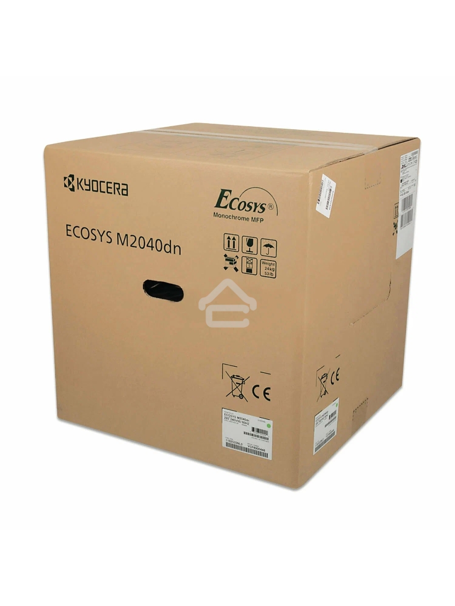 МФУ лазерный Kyocera Ecosys M2040dn (Азия) (1102S33AX0), A4, ч/б, печ. до 40 стр/мин., скан. до 40 стр/мин. (ч/б) 23 стр/мин. (цвет), 1200 x 1200 dpi (печать) 600x600dpi (скан.), USB, RJ-45 (старт.картр. TK-1178)