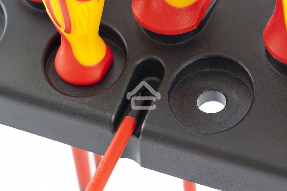 Набор отверток GROSS 12950 диэлектрических до 1000в тестер crmo двухкомпонентные рукоятки (8шт.)