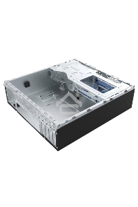 Компьютерный корпус с блоком питания 300Вт. Сase Foxline mATX Desktop 300W, 2xUSB3.0, 2xUSB2.0, toolless, Black, 8cm. fan, powercord