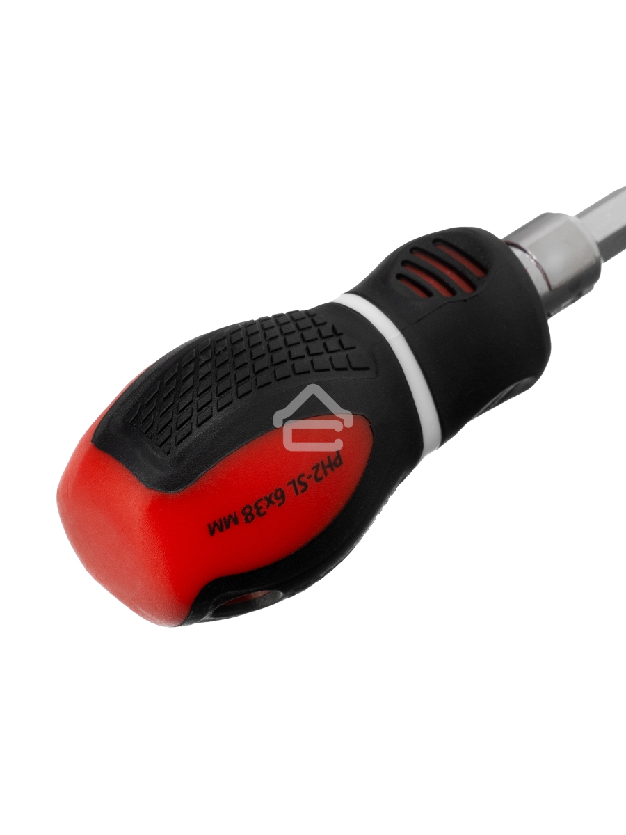 Отвертка комбинированная, SL6,0 / PH2 х 38 мм, CrV, двухкомп. рукоятка Matrix